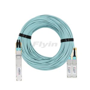 400G OSFP 转 2X200G QSFP56 OM4 50M AOC有源光缆